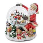 Santa with Toys 100mm Snowglobe
